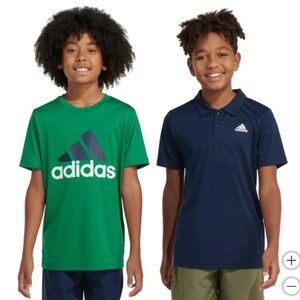 adidas Youth Performance Polo and Tee Set